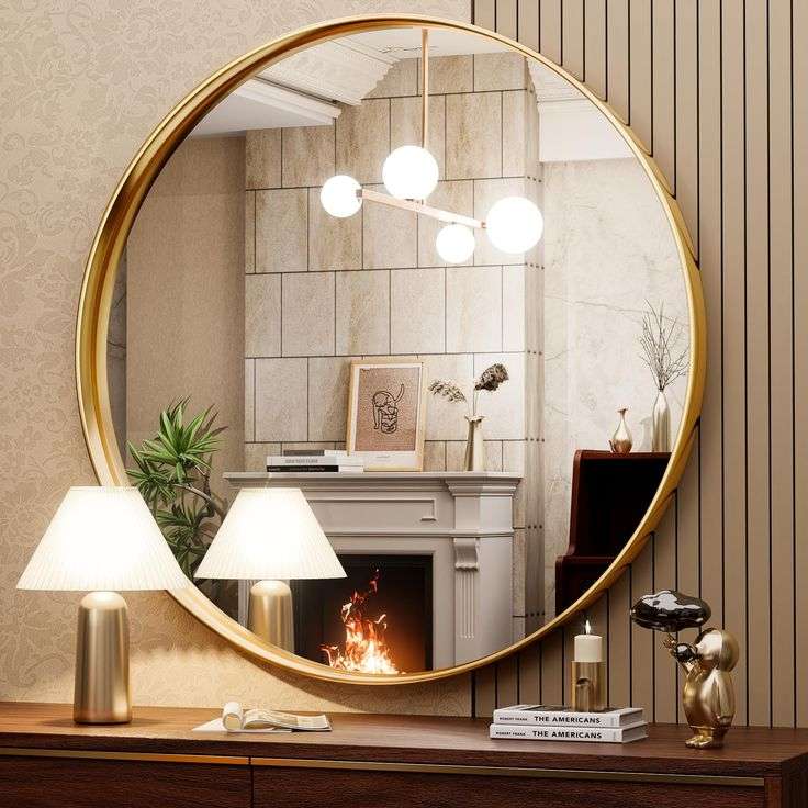 round or circular mirror