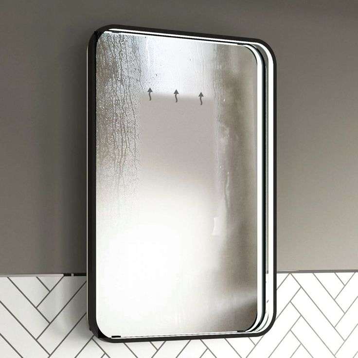 How can you stop mirrors from steaming up in bathroom?