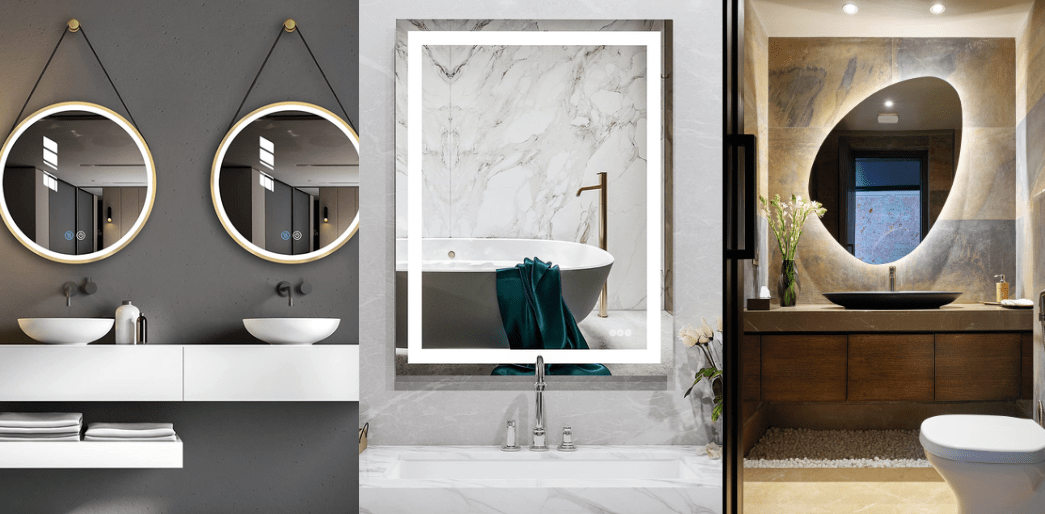 trending mirrors for bathrooms