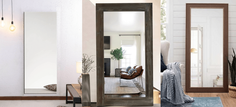 full length mirror for bedroom options