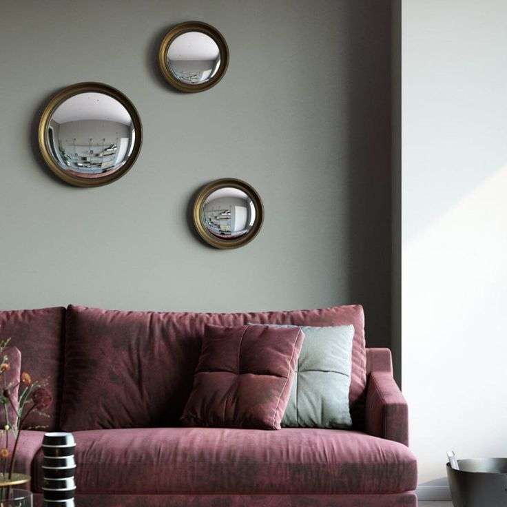 mirror above furniture