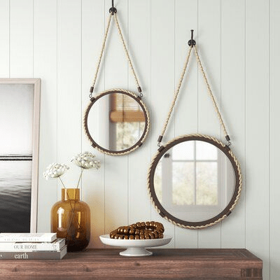 Creative Ways to Hang a Mirror, how to hang mirrors