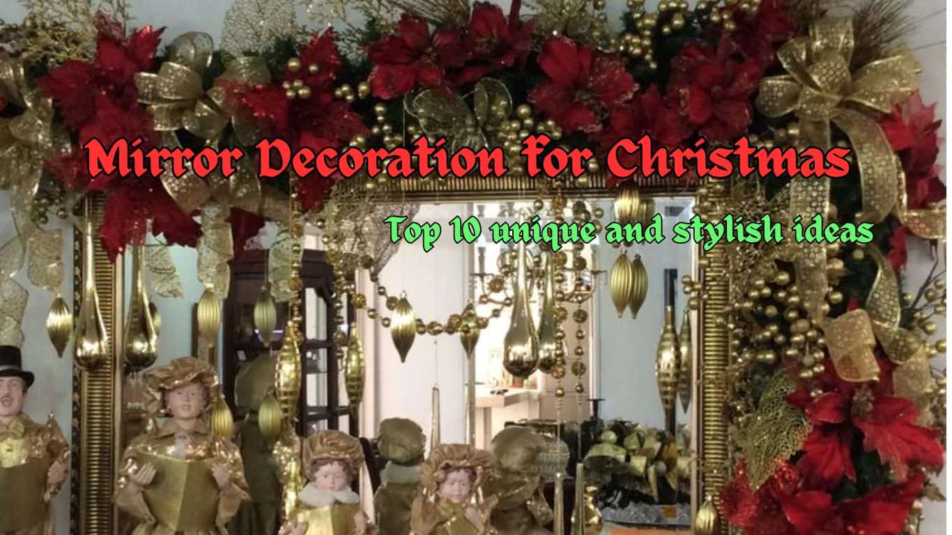 How to Decorate a Mirror for Christmas