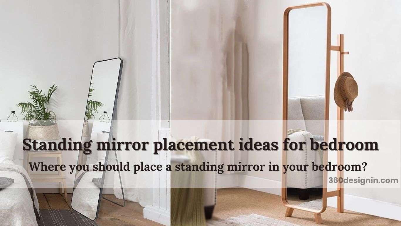 Where to put a standing mirror in the bedroom?